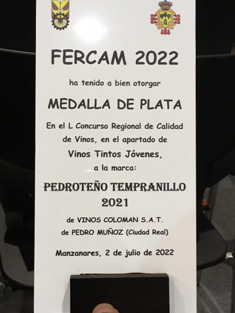 Medalla de plata en Fercam 2022