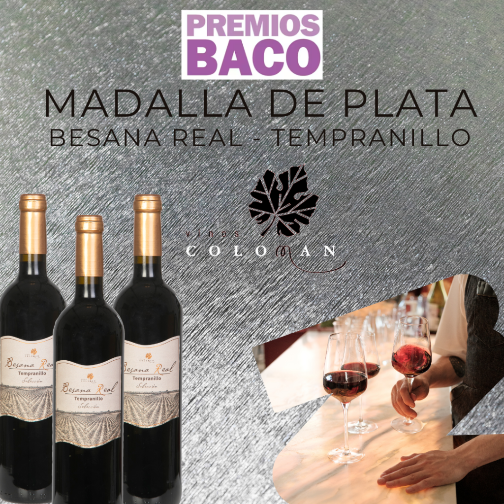 Besana Real Tempranillo, Medalla de Plata en los Premios Baco 2025