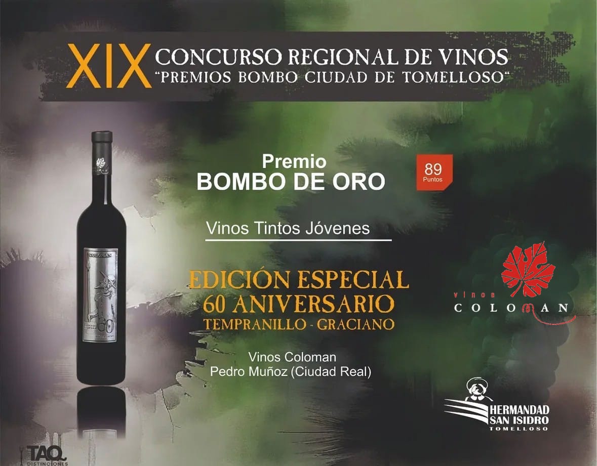 PREMIO Bombo de Oro en el XIX Concurso Regional de Vinos