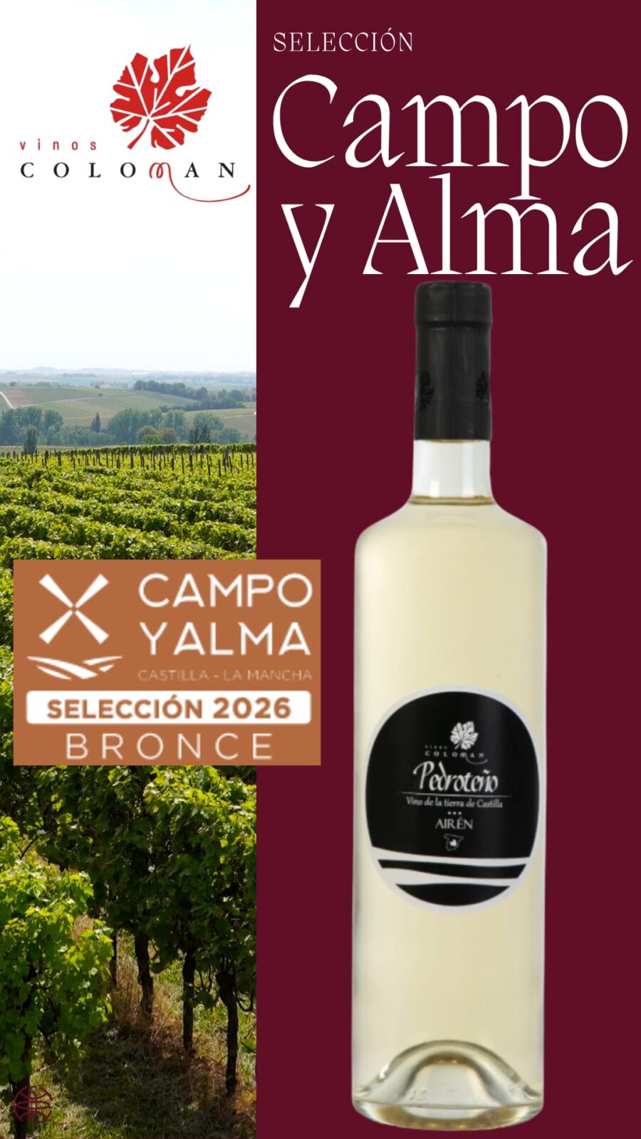 PREMIO Bronce en el Concurso Selección Campo y Alma